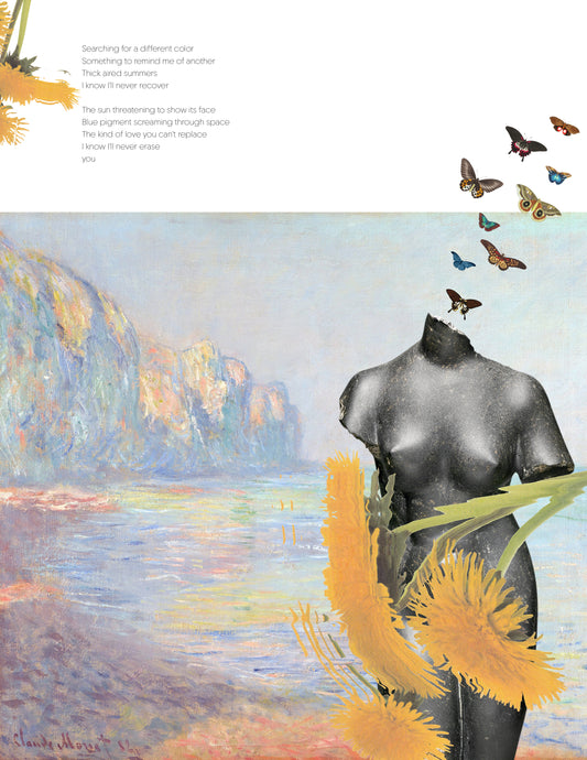 Summer Screaming Through Space - Feminine Surrealism Art Print